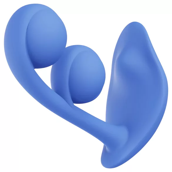 Honey Play Box Melody - Δονητής 2 σε 1 με μαργαριταρένιες χάντρες, με έλεγχο μέσω εφαρμογής (μπλε)