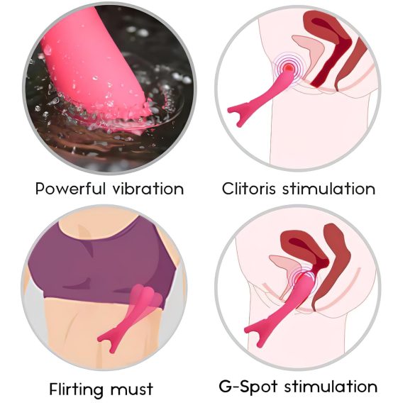 Cotoxo Eiffel Finger - επαναφορτιζόμενος δονητής G-σημείου (κόκκινο)