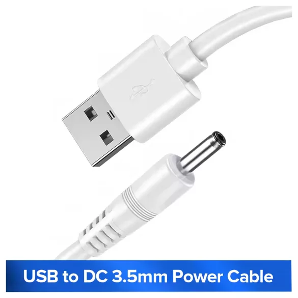 LELO - φορτιστής USB 5V - καλώδιο φόρτισης - λευκό