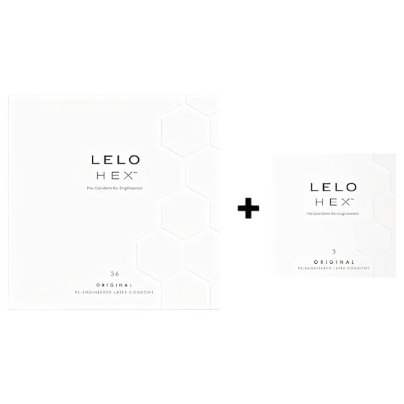 LELO Hex Original - πολυτελή προφυλακτικά πακέτο (36+3 τεμ)