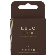   LELO Hex Respect XL - πολυτελές προφυλακτικό (3 τεμ.)
