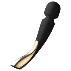   LELO Smart Wand 2 - μεγάλο - μασάζ με δόνηση επαναφορτιζόμενο (μαύρο)