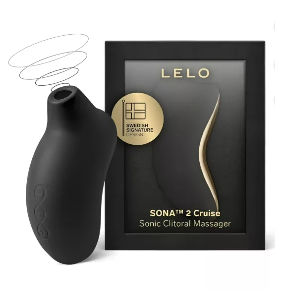 LELO Sona 2 Cruise - κλειτοριδικός διεγέρτης με ηχητικά κύματα - μαύρο