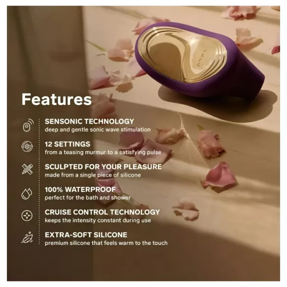 LELO Sona 2 Cruise - κλειτοριδικός διεγέρτης με ηχητικά κύματα - μαύρο