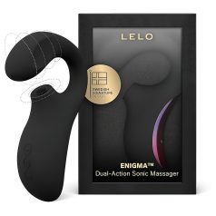   LELO Enigma - αδιάβροχος επαναφορτιζόμενος δονητής 2 σε 1 G-σημείου (μαύρο)