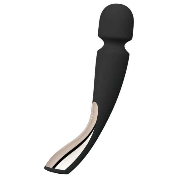 LELO Smart Wand 2 - μέτριο μασάζ δονητής (μαύρο)