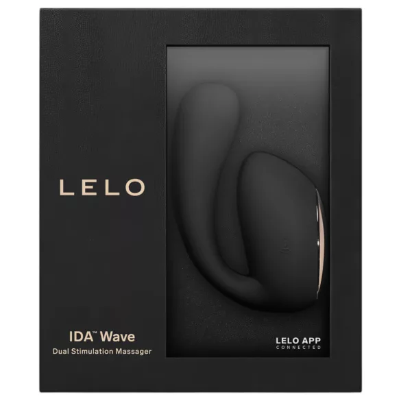 LELO Ida Wave - Δονητής δόνησης-περιστροφής με έλεγχο μέσω εφαρμογής (μαύρο)