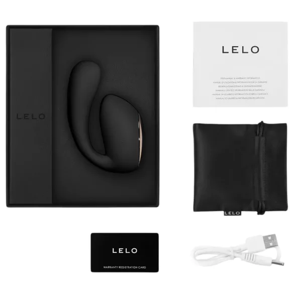 LELO Ida Wave - Δονητής δόνησης-περιστροφής με έλεγχο μέσω εφαρμογής (μαύρο)