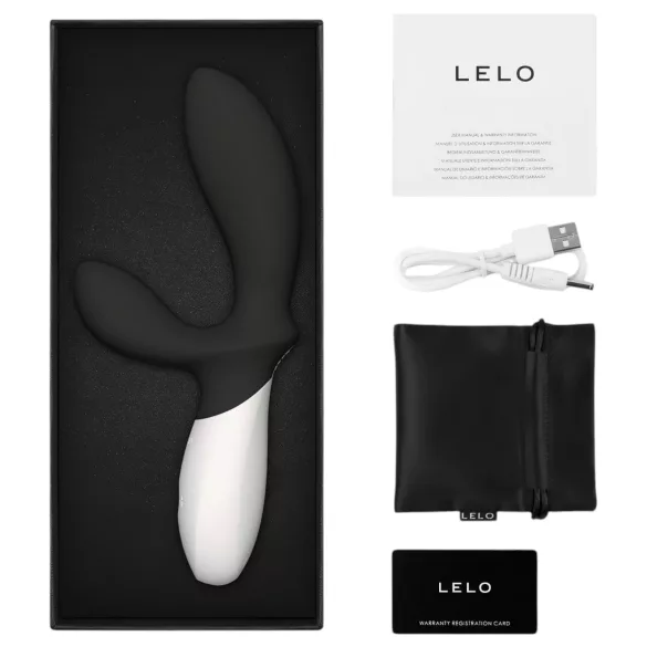 LELO Loki Wave 2 - δονητής προστάτη επαναφορτιζόμενος αδιάβροχος μαύρος