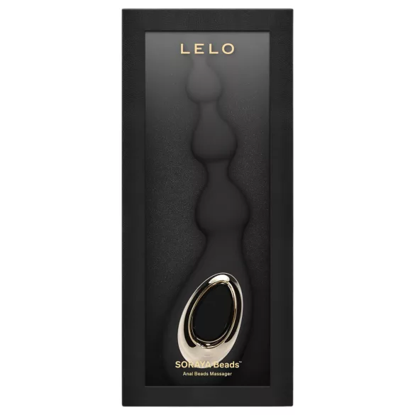 LELO Soraya Beads - δονητής πρωκτού επαναφορτιζόμενος αδιάβροχος σιλικόνη μαύρος