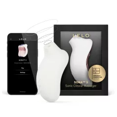   LELO Sona 3 - διεγέρτης κλειτορίδας με ηχητικά κύματα - λευκό
