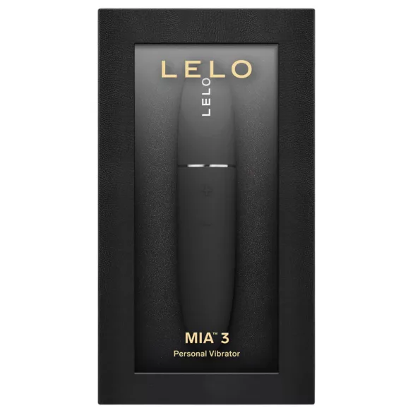 LELO Mia 3 - δονητής ρουζ ταξιδιού - αδιάβροχος - μαύρο