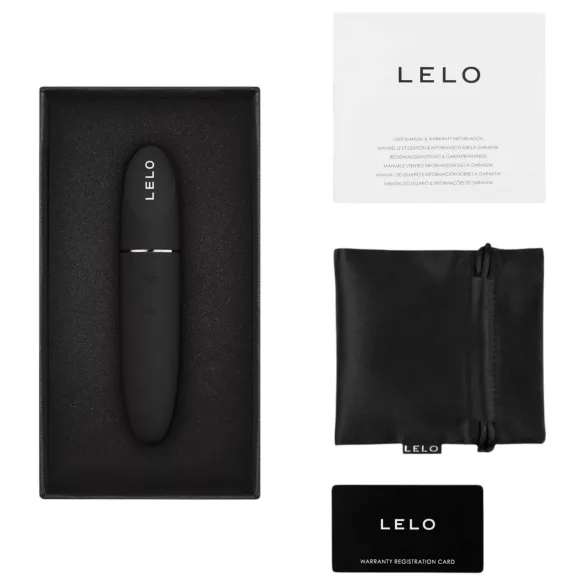 LELO Mia 3 - δονητής ρουζ ταξιδιού - αδιάβροχος - μαύρο