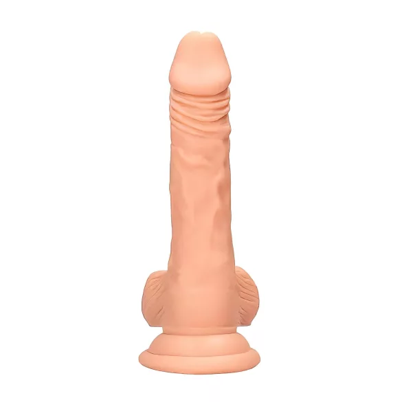 RealRock - ρεαλιστικό δονητής με όρχεις - 17cm - φυσικό χρώμα