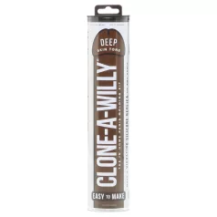   Clone-a-Willy - σετ αντιγραφής πέους με δόνηση - καφέ