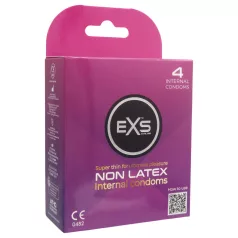   EXS Εσωτερικό Προφυλακτικό - προφυλακτικό για γυναίκες χωρίς λάτεξ (4 τμχ)