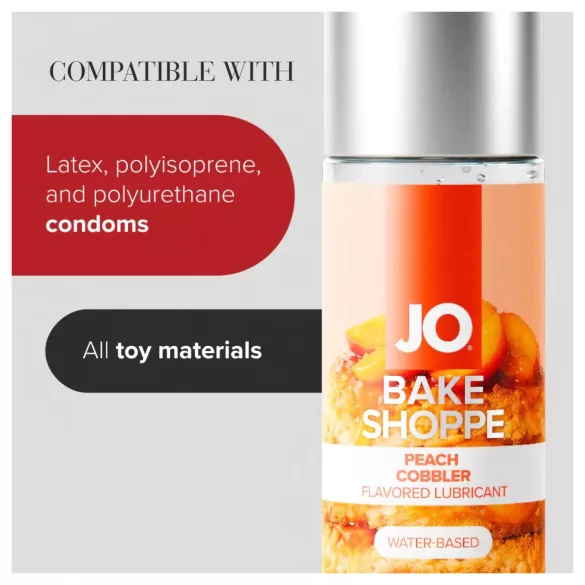 System JO Bake Shoppe - λιπαντικό με γεύση, γεύση πίτα ροδάκινου (60 ml)