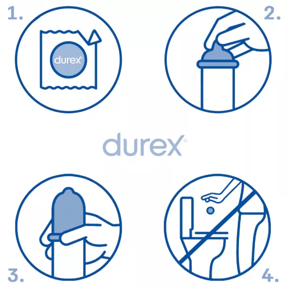 Durex Mutual Pleasure - προφυλακτικά καθυστέρησης (3 τμχ)