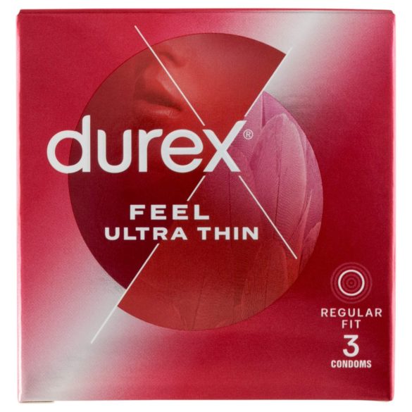 Durex Feel Ultra Thin - υπέρλεπτα προφυλακτικά (3 τεμ.)