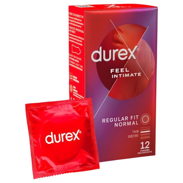 Durex Feel Intimate - λεπτό προφυλακτικό (12 τεμ)