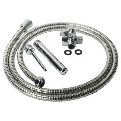   Σετ ντους οικειότητας αλουμινίου (ασημί)