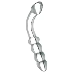  Prisms Hamsa - διπλής άκρης γυάλινο dildo G-σημείου - διαφανές