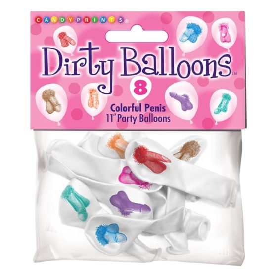 Dirty Balloons - Penis pattern balloon (7pcs)