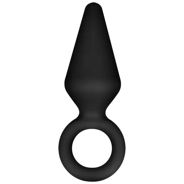 Anal Adventures Platinum S - πρωκτικό βύσμα (μαύρο) - μικρό
