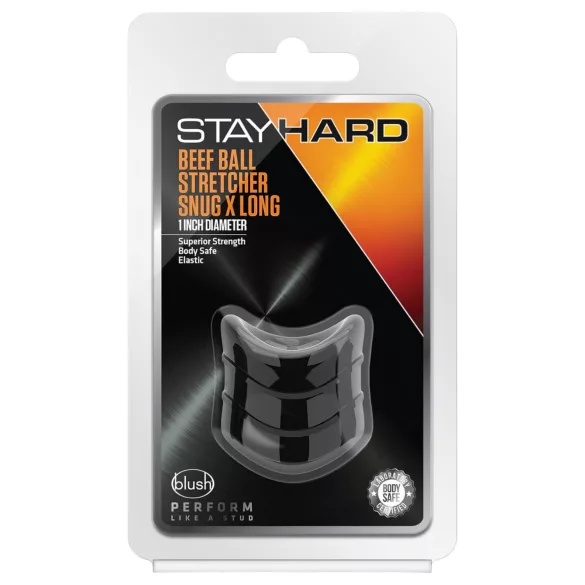 Stay Hard - δαχτυλίδι πέους - μαύρο
