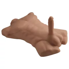   Silexd Apollo - ανδρικό τορσό ομοίωμα - σκούρο φυσικό χρώμα