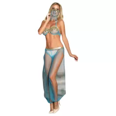   Subblime - Σέξι στολή χαρέμι με πέπλο (μπλε) - L/XL