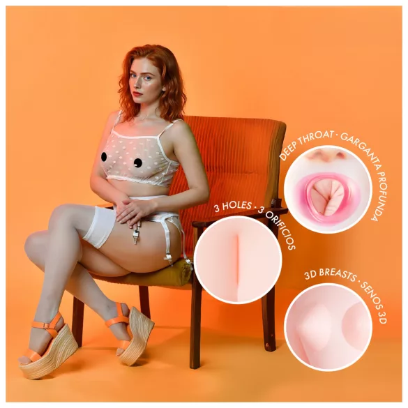 Intense Dolls Scarlett - φουσκωτή κούκλα για άνδρα - ρεαλιστικό latex