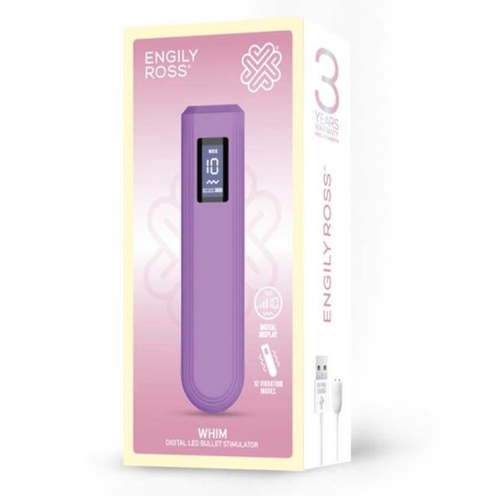Engily Ross Whim - rechargeable digital rod vibrator (purple)