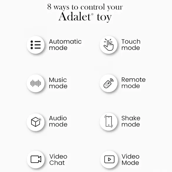 Adalet Gently - δονητής σημείου G & προστάτη - έξυπνος - ροζ