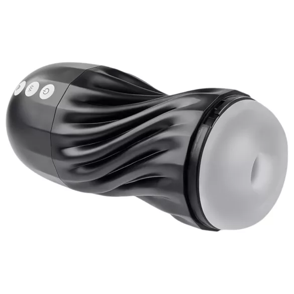 Playboy Solo Stroker - επαναφορτιζόμενος μαύρος διεγερτικός αυνανιστής