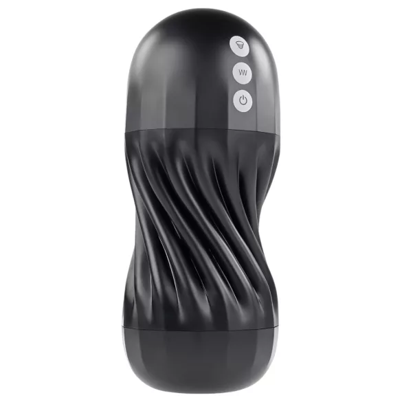 Playboy Solo Stroker - επαναφορτιζόμενος μαύρος διεγερτικός αυνανιστής