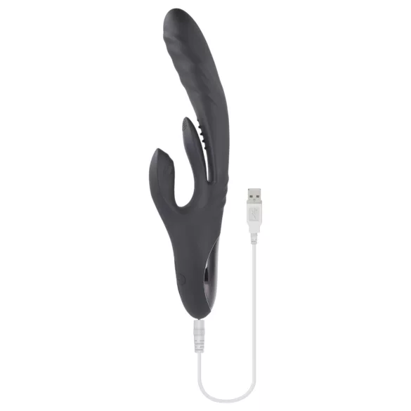 Playboy Rapid Rabbit - δονητής με κλειτοριδικό βραχίονα επαναφορτιζόμενος