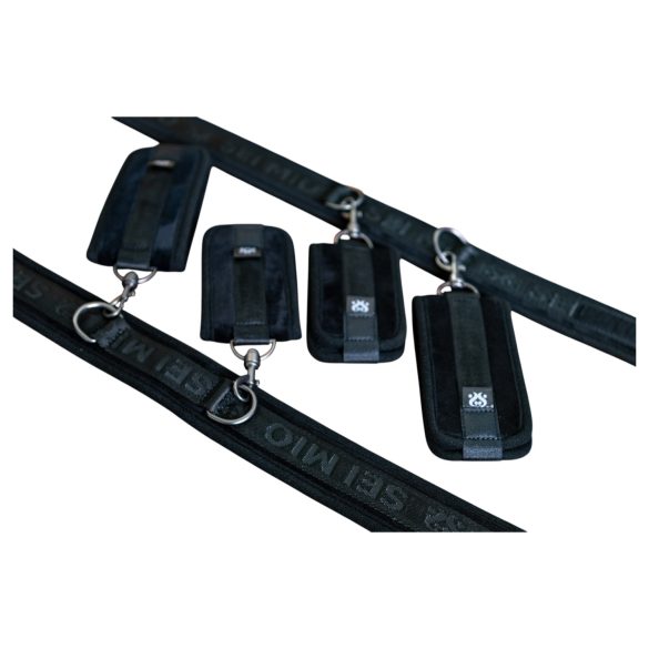 Sei Mio - δεσμά μηρών, καρπών και αστραγάλων (μαύρο)