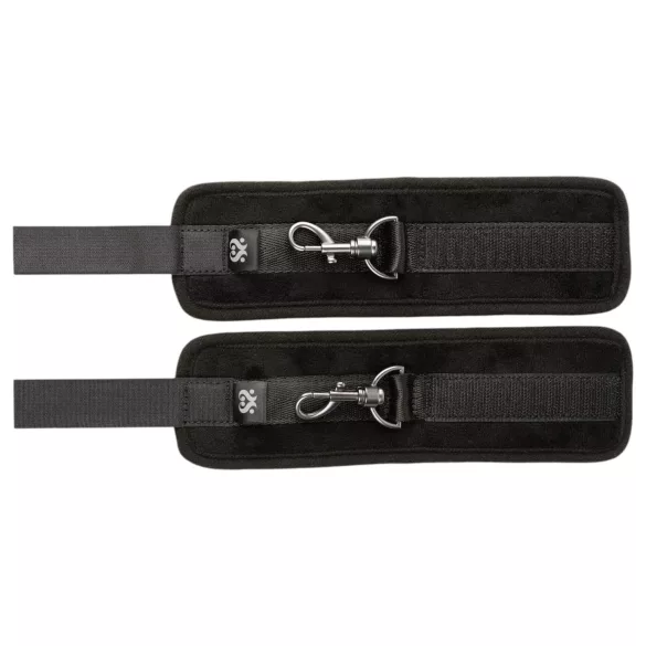 Sei Mio - χειροπέδες γούνινες - μαύρο