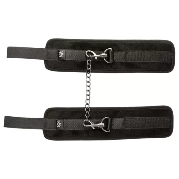 Sei Mio - χειροπέδες αστραγάλου - δερμάτινες - μαύρο