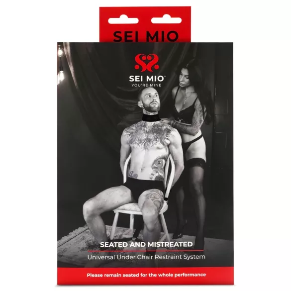 Sei Mio - ιμάντας δεσίματος για καρέκλα - μαύρο