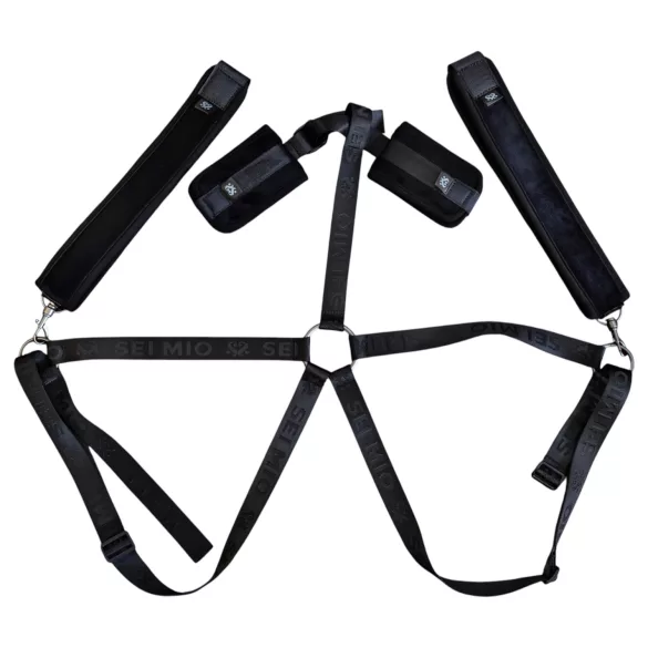 Sei Mio - σετ δεσίματος ρυθμιζόμενο - μαύρο