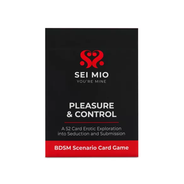 Sei Mio Pleasure & Control - παιχνίδι καρτών BDSM (52 φύλλα)