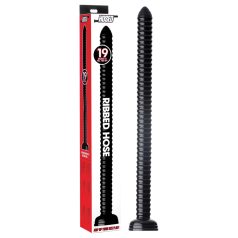   HOSED Αυλακωτό Δίοδος 19 - δονητής με βεντούζα (μαύρο)