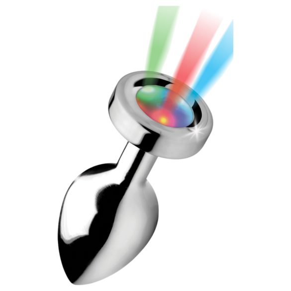 Booty Sparks - Λαμπερό πρωκτικό βύσμα - μεσαίο (ασήμι)