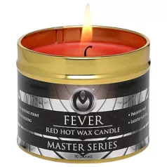   XR Brands - Fever - παραφινικό κερί σώματος (κόκκινο, 120g)