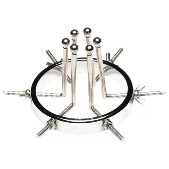 XR Brands Oculus - διαστολέας πρωκτού - ανοξείδωτο ατσάλι - ασημί