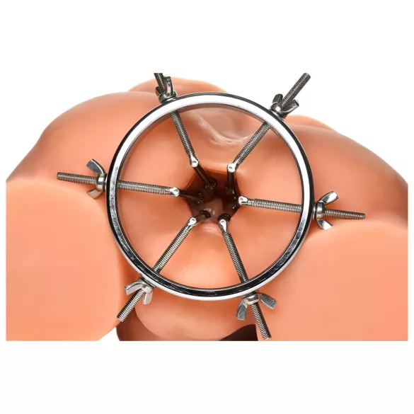 XR Brands Oculus - διαστολέας πρωκτού - ανοξείδωτο ατσάλι - ασημί