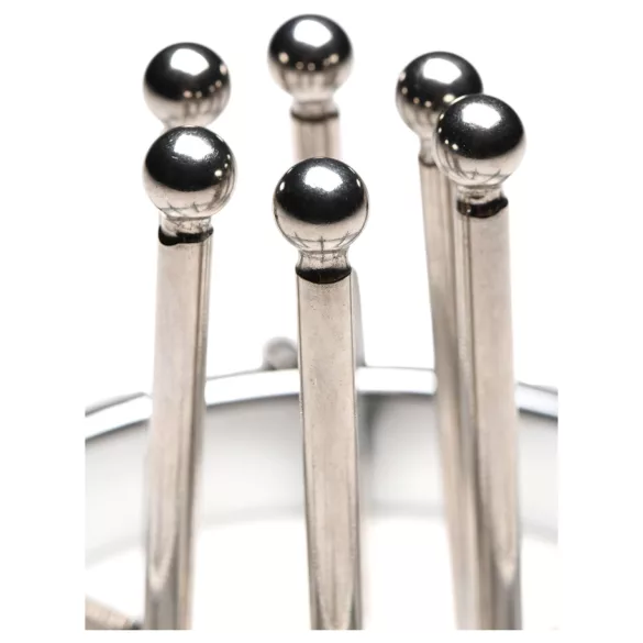 XR Brands Oculus - διαστολέας πρωκτού - ανοξείδωτο ατσάλι - ασημί