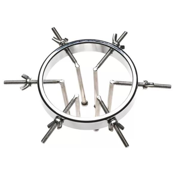 XR Brands Oculus - διαστολέας πρωκτού - ανοξείδωτο ατσάλι - ασημί